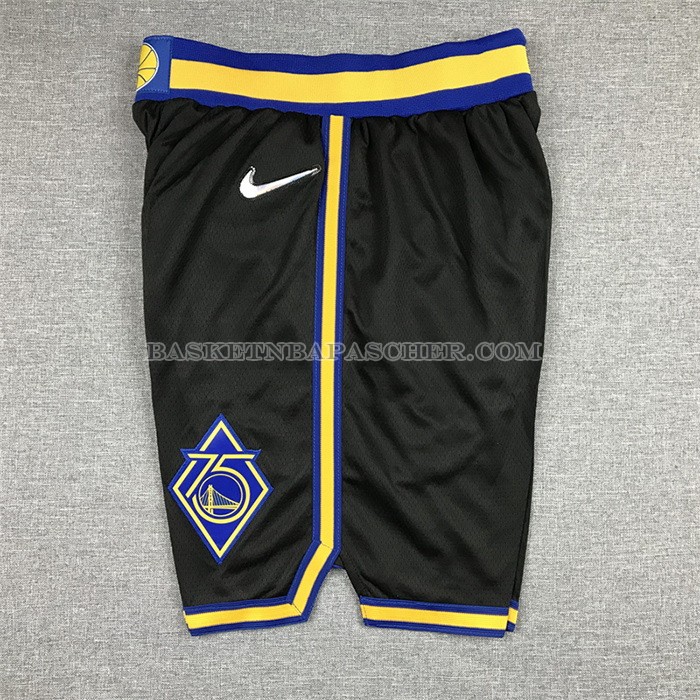 Short Golden State Warriors Ville Edition 2021-22 Noir